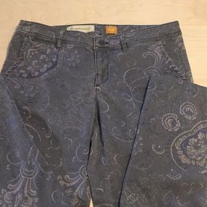 Pilcro and the letterpress ankle pants size 28